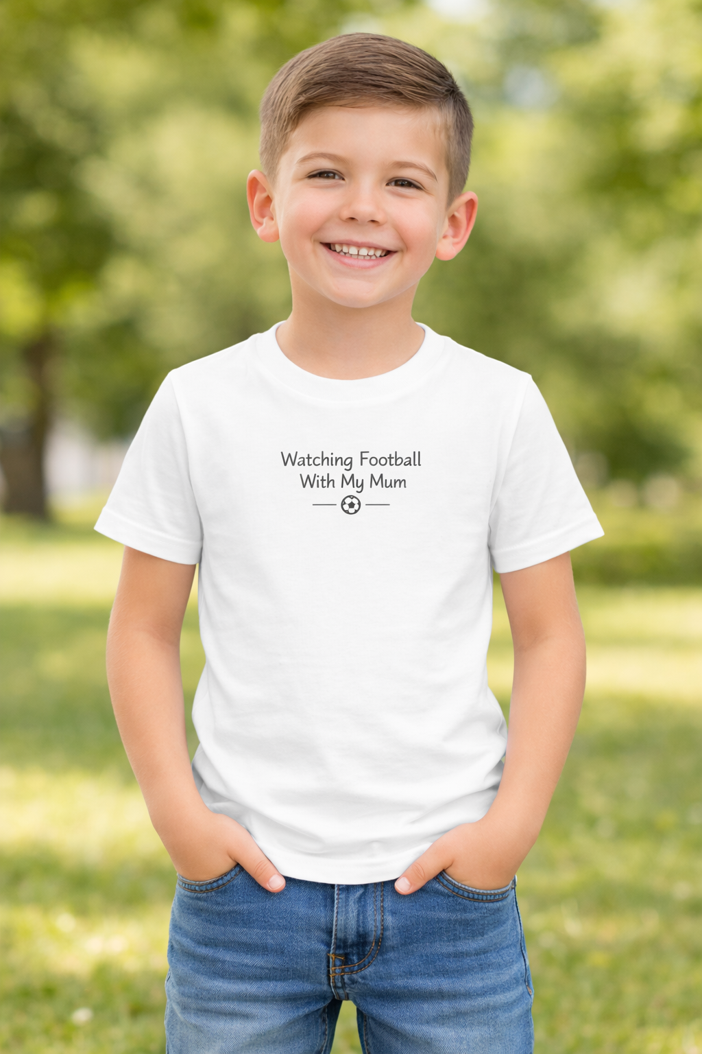 Watching Football Together Matching T-Shirts | Family Matching Tops