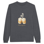 Mummy and Baby Coffee Matching Long Sleeve Tops – Grey