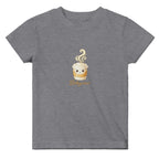 Mummy and Baby Coffee Matching Long Sleeve Tops – Grey