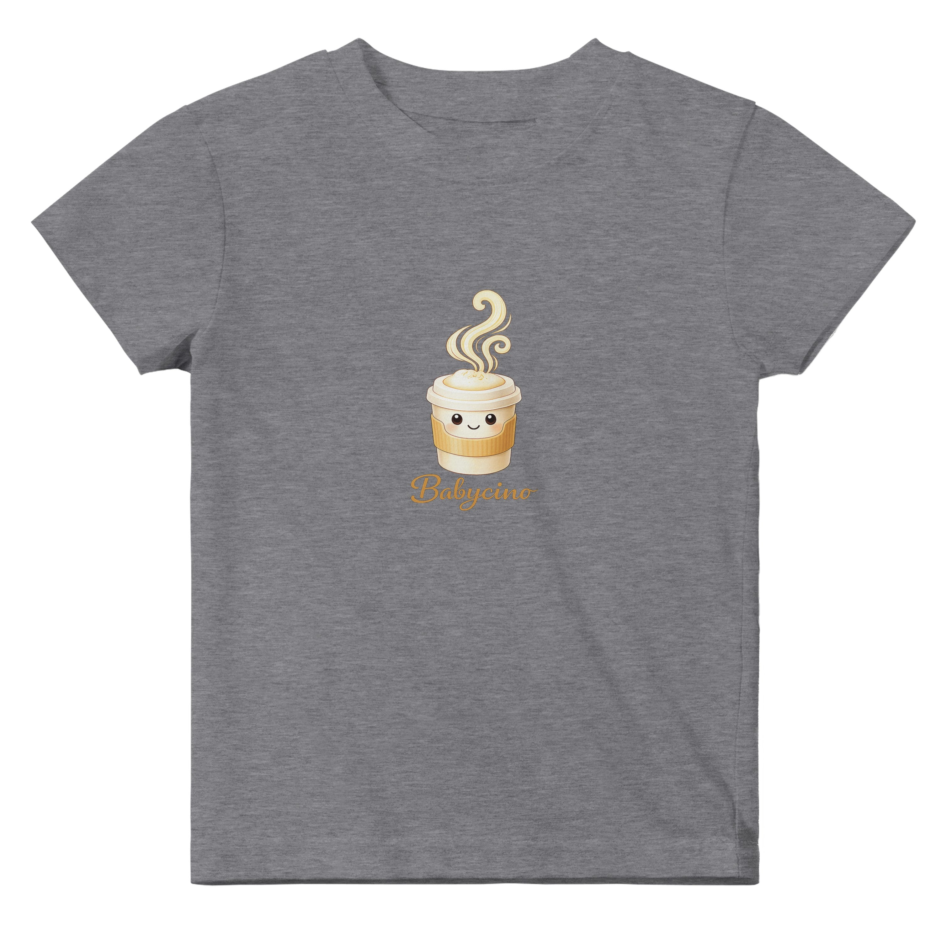 Mummy and Baby Coffee Matching Long Sleeve Tops – Grey