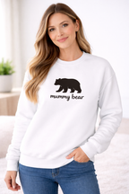 Bear Family Matching Jumper Set – White | Matching Family Outfits