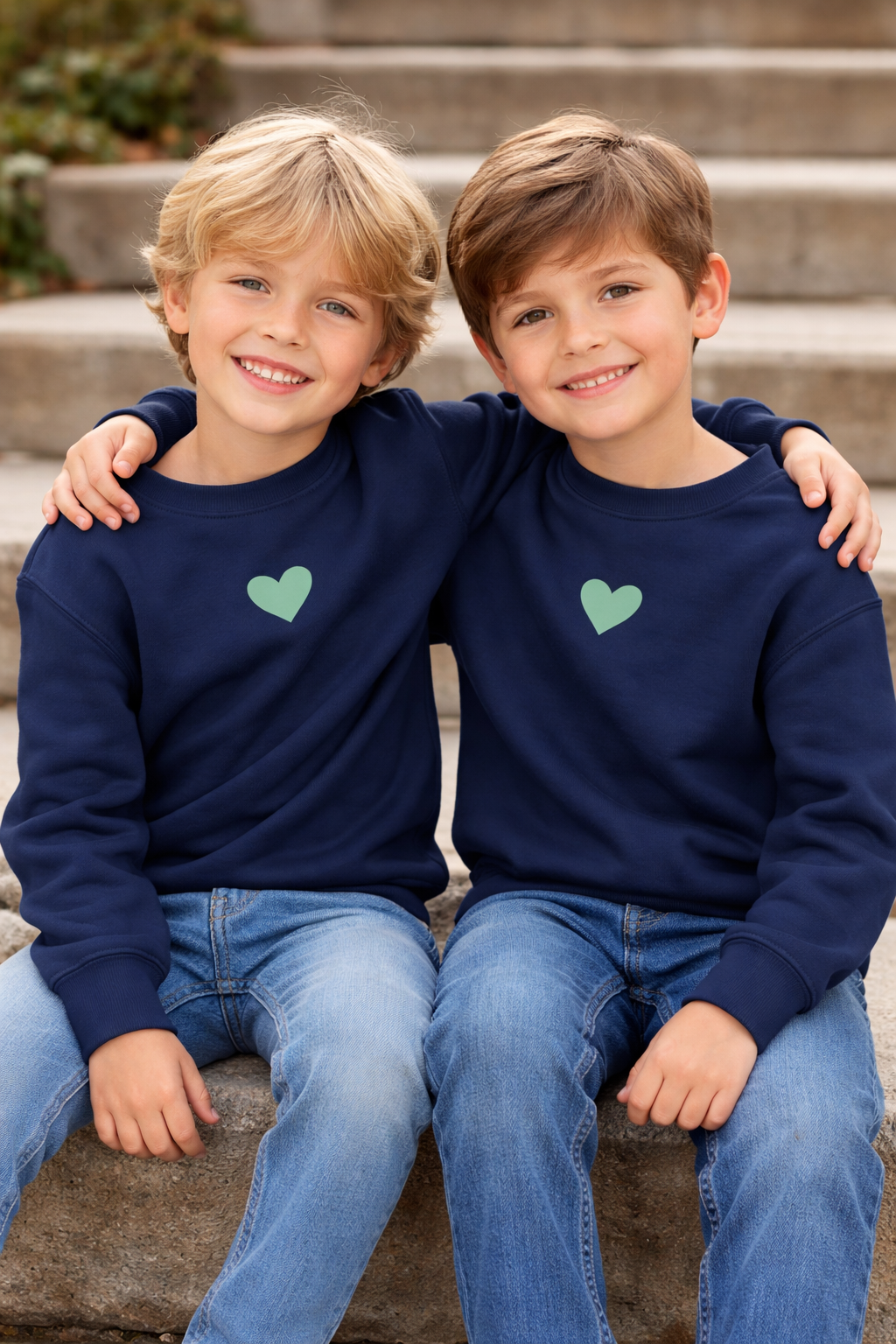 Heart Family Matching Jumper Set | Matching Family Outfits
