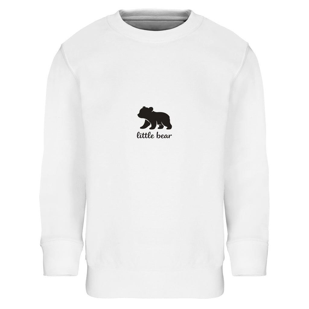 Bear Family Matching Jumper Set – White | Matching Family Outfits