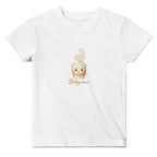 Mummy and Baby Coffee Matching Long Sleeve Tops – White