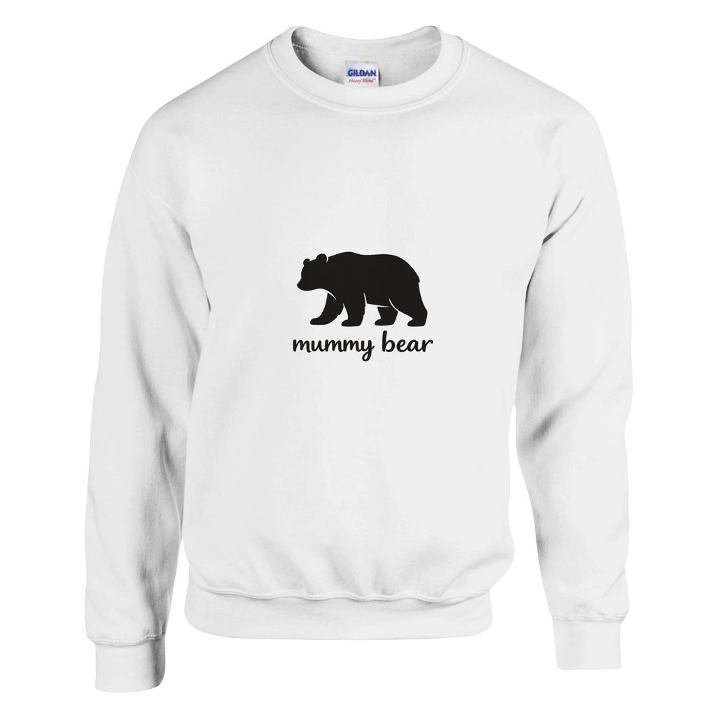 Bear Family Matching Jumper Set – White | Matching Family Outfits